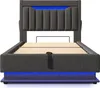 STILVORA Polsterbett 90x200 mit Bettkasten, Stauraumbett Produktbild-Vorschau 9