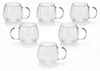 Relaxdays Gläser, 6er Set, mit Henkel, 400 ml, für Kaffee, Produktbild-Vorschau 7