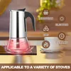 Espressokocher Induktion, Kaffeekocher Edelstahl Produktbild-Vorschau 2