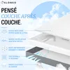 ELONEO Topper de matelas viscoélastique 200x200cm, Voir les images du produit 3