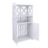 Badezimmerschrank Badschrank mit Tür und Regal 90 x 40 x 25 Produktbild-Vorschau 8