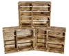 6x HOLZKISTEN mit Fächern / 1 großes und 2 kleine / NEU / Produktbild-Vorschau 2