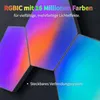 RGBIC Hexagon Wandlampe 10er Set, LED Gaming Wandlicht mit Produktbild-Vorschau 3