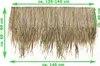 4x Palmdach Palmpaneele Palmschindel Natur Dachschindel Produktbild-Vorschau 2