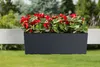 Prosperplast Blumentopf | Urbi Case | Anthrazit | 40 cm Produktbild-Vorschau 2