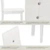 Lot de chaises avec strass - blanc, Lot de 4 Voir les images du produit 4