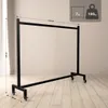 Porta abiti Gisborne, 150x38x120 cm, nero Anteprima dell’immagine prodotto 2