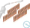 STAHLWERK 2 x Stromdüsen AK15 MB15 Kontaktdüsen M6x25 1,0 Produktbild-Vorschau 1