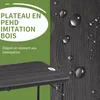Outsunny Table de jardin rectangulaire camping pour 4 Voir les images du produit 7