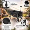 BigDean Bollerwagen faltbar bis 80 kg – kompakter Produktbild-Vorschau 6