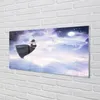 Glasbilder 140x70 Wandkunst Fee Himmel Wolken sichel Produktbild-Vorschau 2