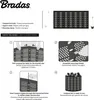 Bradas Kompostbehälter 180 Liter aus HDPE schwarz Produktbild-Vorschau 7