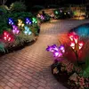 Solarleuchten Outdoor Garten,[4er Pack]Solar Lily Flower Produktbild-Vorschau 3