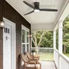 Sofucor Deckenventilator, modern, 132 cm, Massivholz, mit Produktbild-Vorschau 10