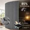 Tenda extra larga, divisorio opaco con binario, tende, Anteprima dell’immagine prodotto 2
