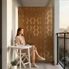 Trennwand ‘Basciano’ verzinkter Stahl 180 x 90 cm Braun Produktbild-Vorschau 4