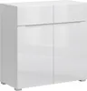 Kondela Komoda dwudrzwiowa z szufladami Jolk 2D2S - biały / Podgląd zdjęcia produktu 1