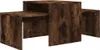 sada konferenčných stolíkov vidaXL Smoked Oak 100x48x40 cm Náhľad obrázku produktu 1