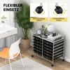 Carrello con cassetti, carrello da cucina con rotelle, Anteprima dell’immagine prodotto 5