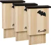 PawHut Fledermauskasten 3er-Set, Fledermaushaus Nistkasten Produktbild-Vorschau 1