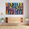 Musik Colour Style Wandbild Leinwandbild abstrakt Produktbild-Vorschau 3