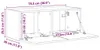 vidaXL TV-Wandschrank 2 pcs Glänzend Weiß 78,5 x 31 x 29,5 Produktbild-Vorschau 8