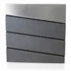 BITUXX Design Briefkasten Graphit mit Einwurf Diagonal Produktbild-Vorschau 3