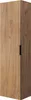 A tall, narrow cabinet with a ribbed wooden front and a dark handle on the right side. Produktbild-Vorschau