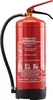 A red fire extinguisher with a black hose and handle, set against a white background. Náhled obrázku produktu
