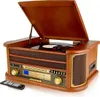 Denver MCR-50MK2 Retro drevený gramofón s rádiom CD kazetou Náhľad obrázku produktu 17