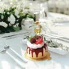 100 Stück 8cm Mousse Kuchen Bretter Gold Kuchenplatte Runde Produktbild-Vorschau 4
