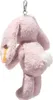 Pendentif Steiff Lapin Hoppie rose 16 cm 112768 Voir les images du produit 2