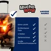 MuchoWow® Koffer Handgepäck Trolley Rollkoffer Kleine Produktbild-Vorschau 6