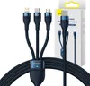 Baseus Cavo USB Flash 1,5 m USB C USB C/Micro-USB B/Blu Anteprima dell’immagine prodotto 6