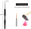 10 PCS Gelnagel Pinsel,gelnägel pinselset, Gel Pinsel,Nagel Produktbild-Vorschau 5