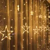 138 LED Lichterkette Sterne mit 12 Sternen Produktbild-Vorschau 1