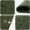 VidaXL Plachta z przelotkami, zielona, 3 x 3 m, 260 gsm, Podgląd zdjęcia produktu 4