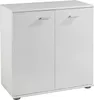 Kommode - Weiß - B 71 cm - zwei Türen - ein Einlegeboden Produktbild-Vorschau 1