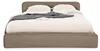 Polsterbett CURSIO mit Lattenrost 140x200, Taupe – Bett mit Produktbild-Vorschau 3