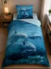 Delphin Bettwäsche Set Delfin 2tlg. 135x200 cm + 80x80 cm Produktbild-Vorschau 2