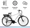Zündapp Z802 E Bike 28" trekingov  kolo p nsk  155 - 185 cm Náhľad obrázku produktu 4