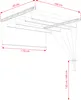 Suszarka sufitowa 5x170 cm na pranie biała regulowana Podgląd zdjęcia produktu 9