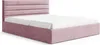 GUTTO Polsterbett Rosa aus Velour 160 x 200 cm Holz - Produktbild-Vorschau 2