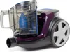A close-up studio shot of a bagless vacuum cleaner with its dustbin detached. Produktbild-Vorschau