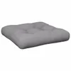 vidaXL Cuscino Pallet grigio 50x50x12 cm tessuto Anteprima dell’immagine prodotto 1
