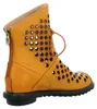 Laura Vita Damen Stiefelette aus Leder mit Lochmuster Produktbild-Vorschau 11