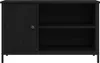 vidaXL Szafka pod TV czarny dąb 80 x 40 x 50 cm materiał Podgląd zdjęcia produktu 5