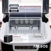 AREBOS Eiswürfelmaschine 12kg 24h 8 Eiswürfel in 10 Min 2,2 Produktbild-Vorschau 5
