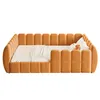 STILVORA Gepolstertes Kinder-Bodenbett 140x200 cm mit Produktbild-Vorschau 4