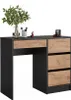 Coiffeuse Vicco Sherry Anthracite/chêne doré 90x75cm sans Voir les images du produit 8